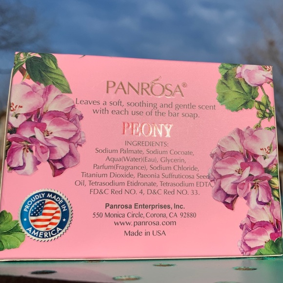 2pc PANROSA PEONY Gentle Scent, Essential Oil Soap, 3.5 oz - Picture 7 of 7
